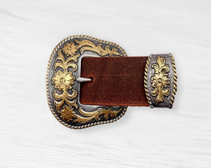 Golden Silver "Rio Grande" Buckle image 0