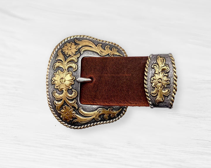 Golden Silver "Rio Grande" Buckle image 0