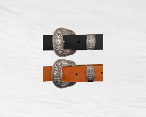 Silver Floral Buckle image 0