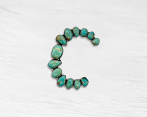 Ranger C "Desert Gem" Buckle (Sterling / Turquoise) image 0