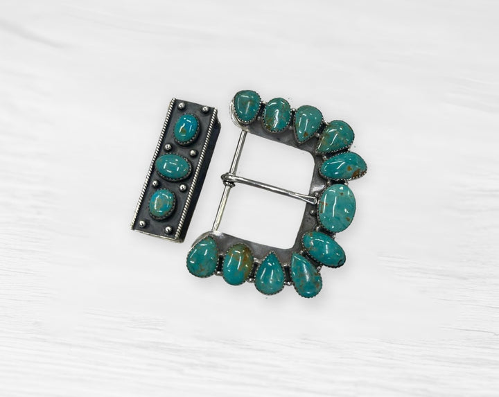 Sterling Ranger C : "Desert Gem" (with keeper) Buckle image 0